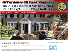 Tablet Screenshot of oil-tank-removal.com